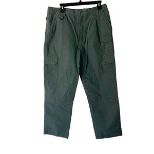 5.11 Tactical Performance Pants Mens Size 34x30 Pure Cotton Canvas 74251 Green